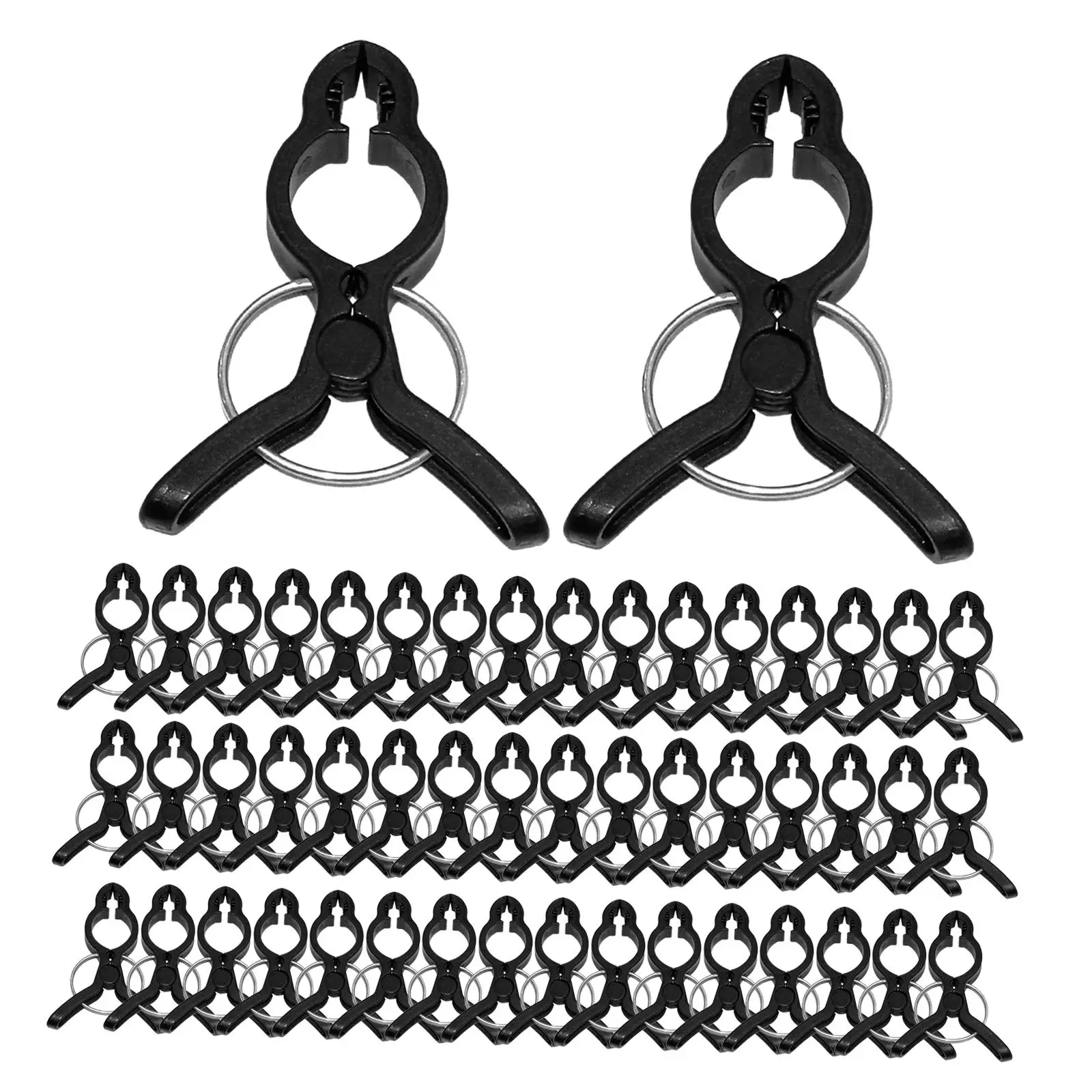 

50x Зажимы для растений, клипсы для томатов, для выпрямления цветочных лоз, для подвязки на опорах, садовый инструмент для выращивания вьющихся растений вертикально