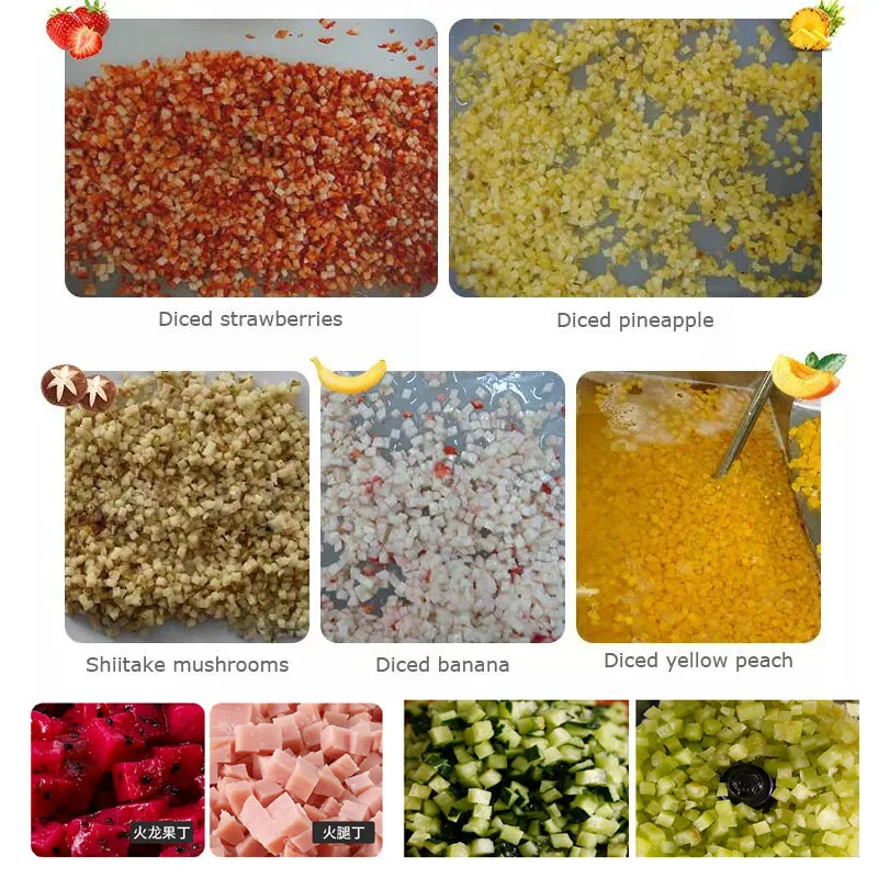 Лидер продаж, машина для резки овощей, машина для резки фруктов и овощей, машина для нарезки кубиками микро замороженного мяса, ветчины