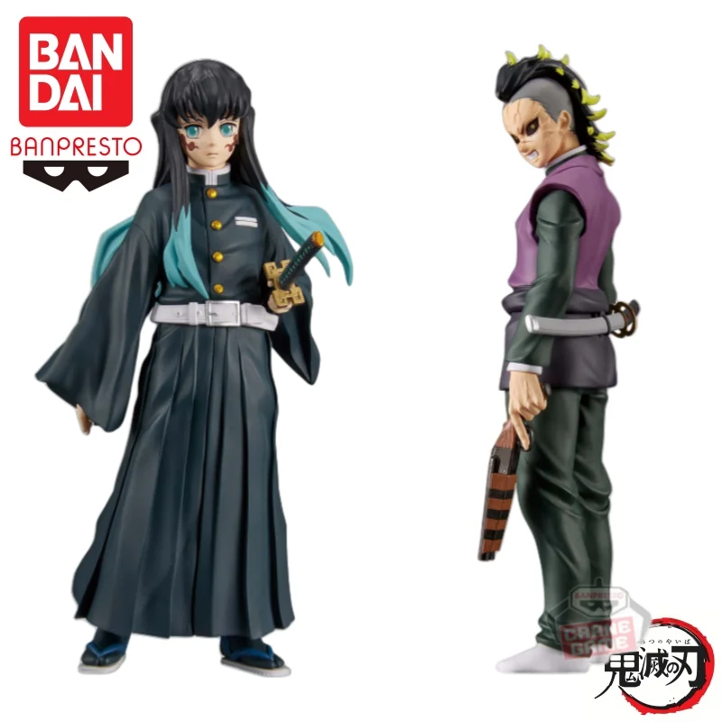 

В наличии Bandai Original Banpresto Demon Slayer 44 Tokitou Muichirou Shinazugawa Genya Фигурка Модель Куклы Совершенно новая в упаковке
