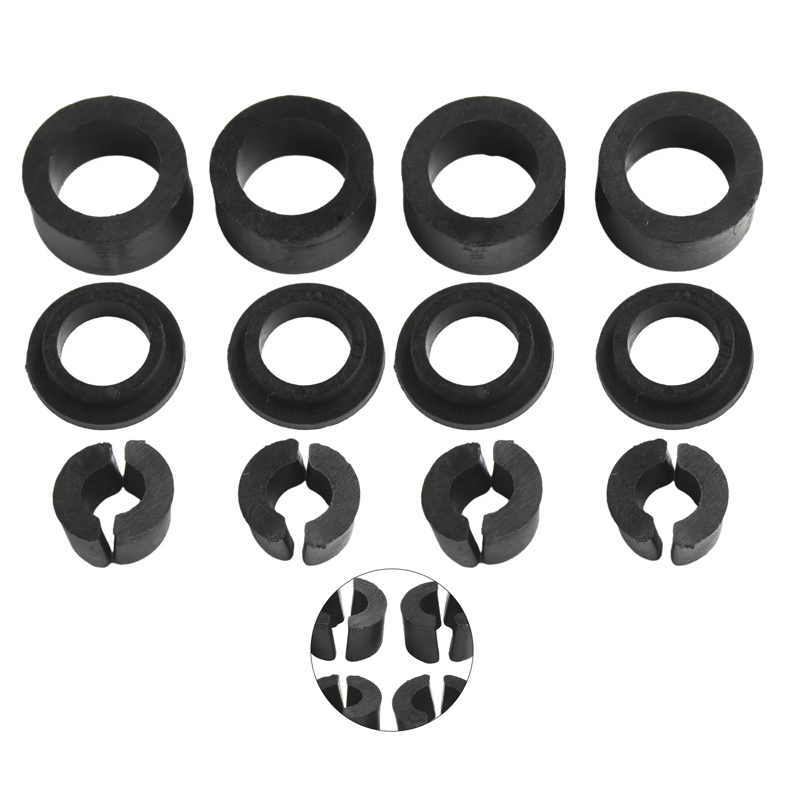 12PCS Front Seat Support Bushings & Wobbly Loose Seat Fix For Jeep TJ LJ 1998-2006 Seat Sliding Bushing Seat Fixing Device