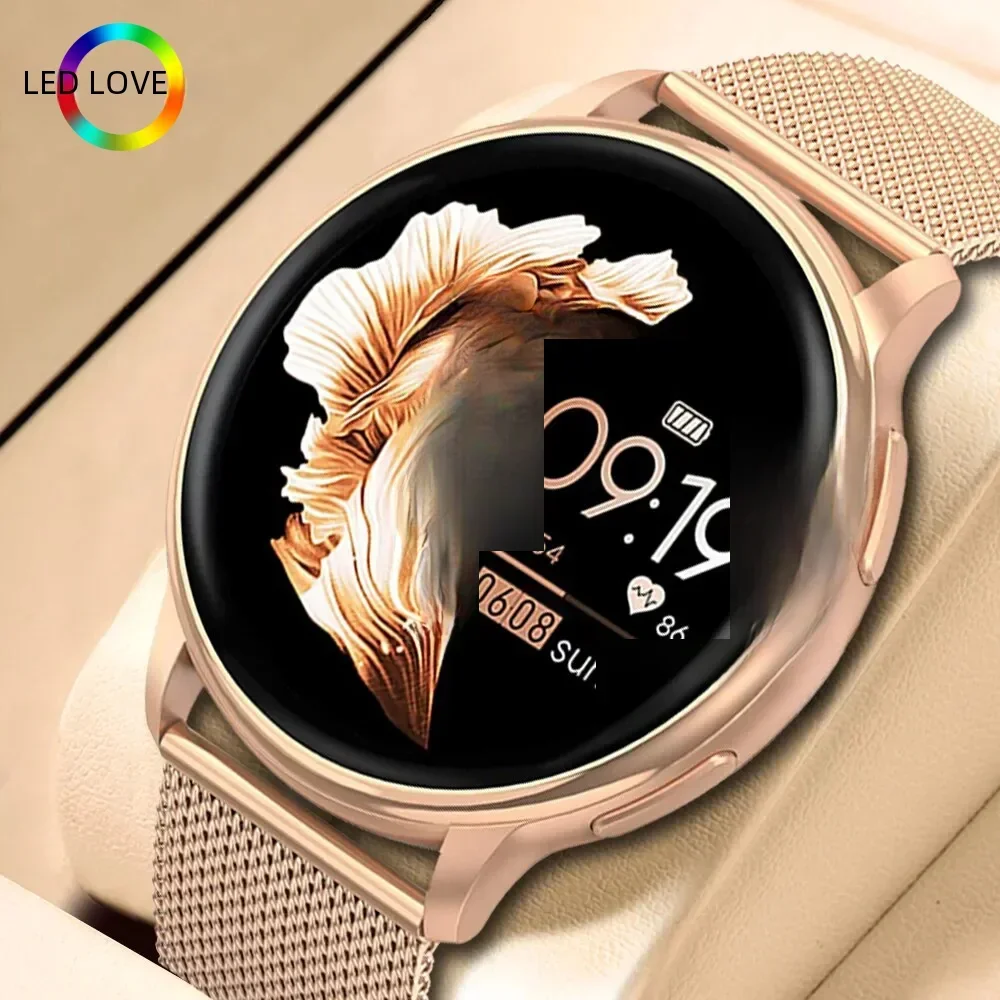 AMOLED 2024 Bluetooth Call Smart Watch Women Custom Dial Watches Men Sport Fitness Tracker Heart Rate Smartwatch For Android IOS