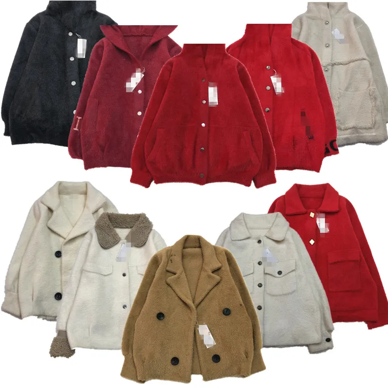 

Vintage Japanese Sle Women's Jaet Unique Color 3D ort Coat High Quali Knitwear Pure Color Stand Collar Coat