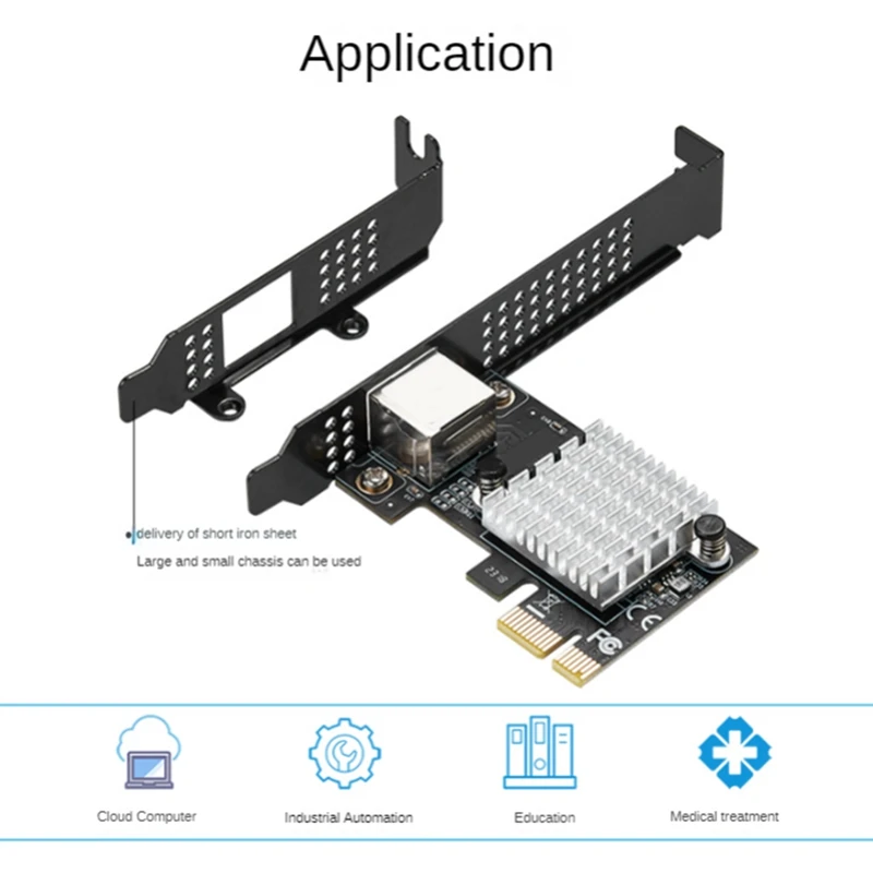 Pciex1 2.5G Wired Gigabit 2500M Gaming Gaming RJ45 Interface Diskless Pex Bootable Network Card IO-PCE8125B-GLAN Easy Install