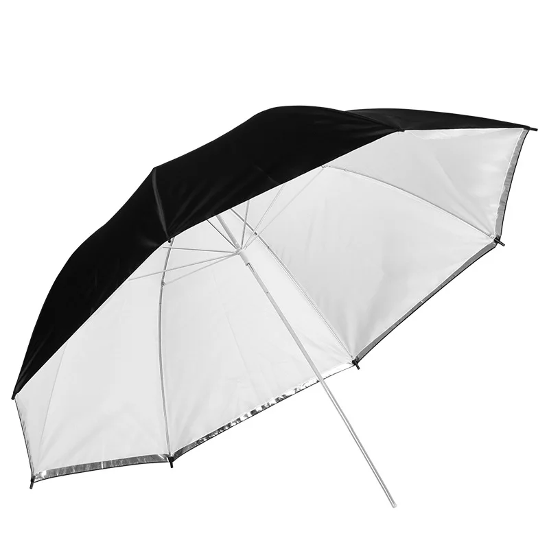 33inch 43inch Studio Reflector Umbrella for Photo and Video Studio Shooting Photography Light Reflector Black Silver Umbrella