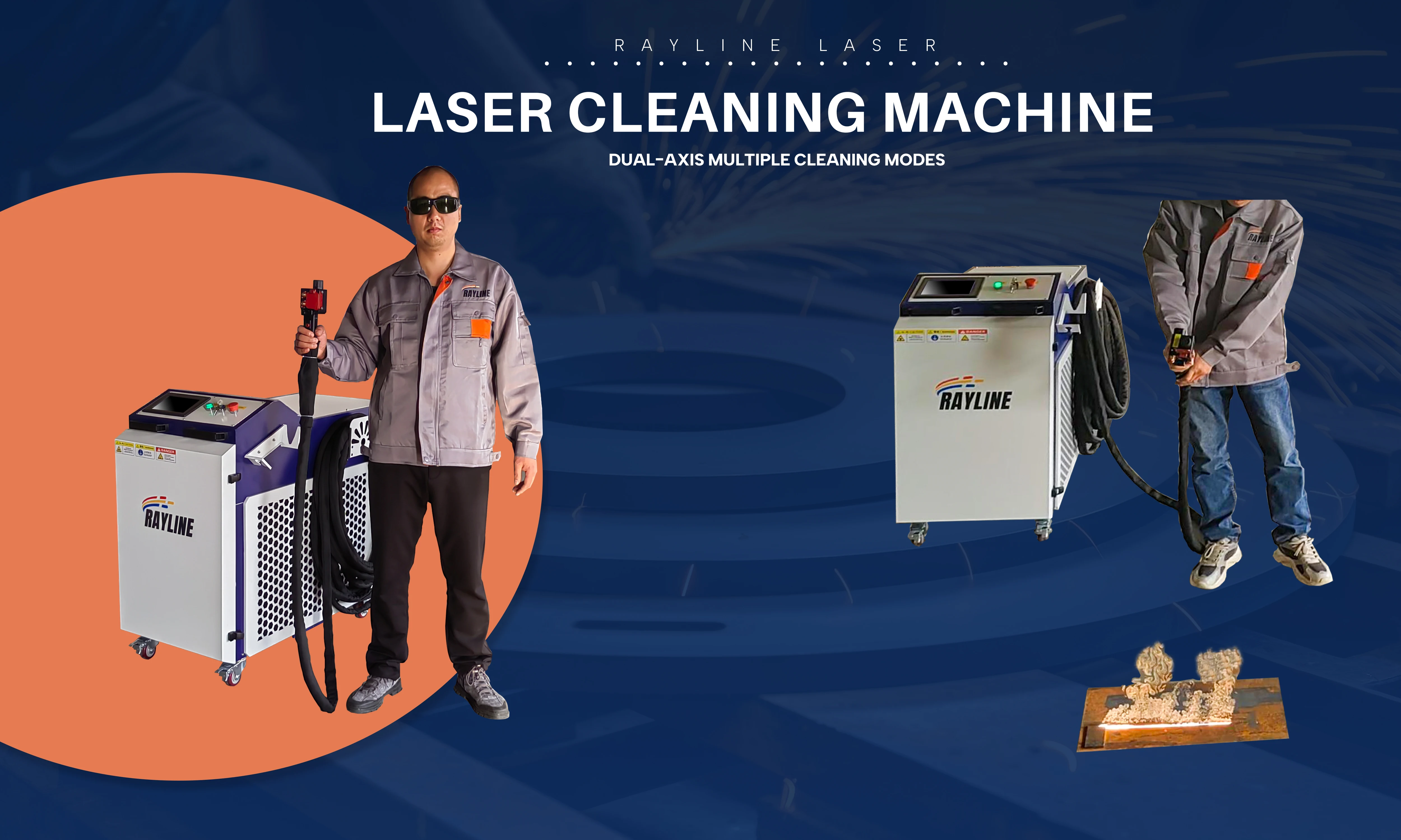 

Continuous Type High Precision Fiber Laser Cleaning Machine Cleaning All Metal 1.5KW 2KW 3KW Simple Pendulum Double pendulum