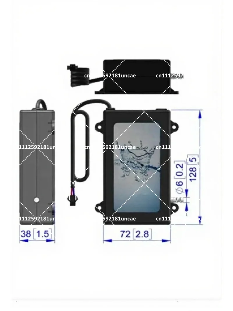 High Concentration Ozone Generator 50MG/H for Bathtub SPA Pool Water Circulation with Built-in Pump