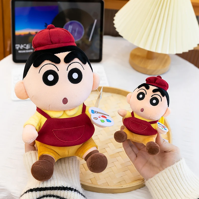 新しいかわいい画家クレヨンしんちゃん人形かわいいぬいぐるみ漫画アニメかわいい枕子供ギフトルーム装飾