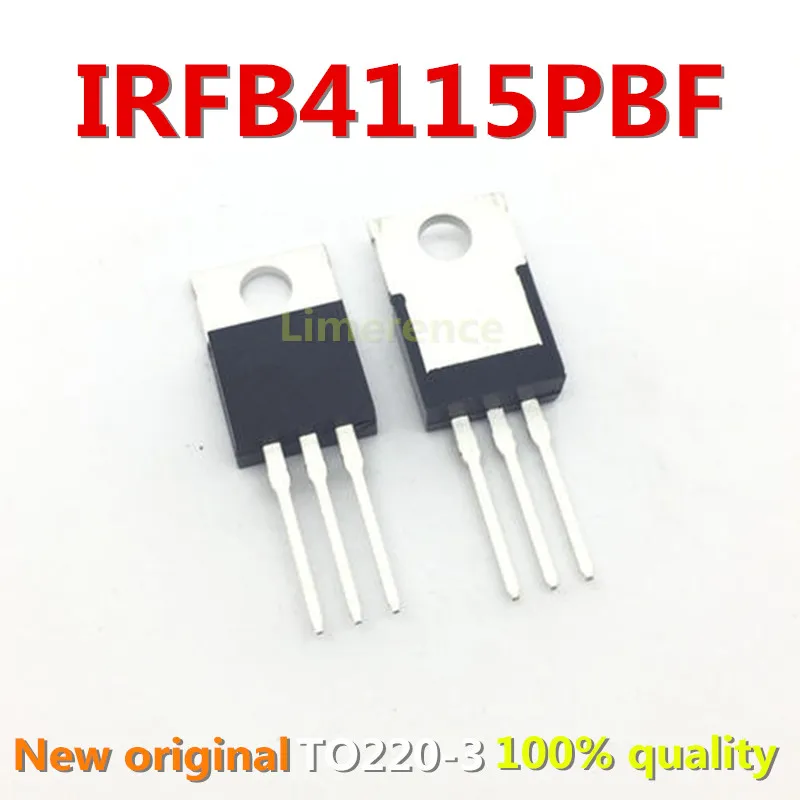 5PCS MOSFET IRFB4115PBF 150V104A IRFB4115  TO-220 Transistor