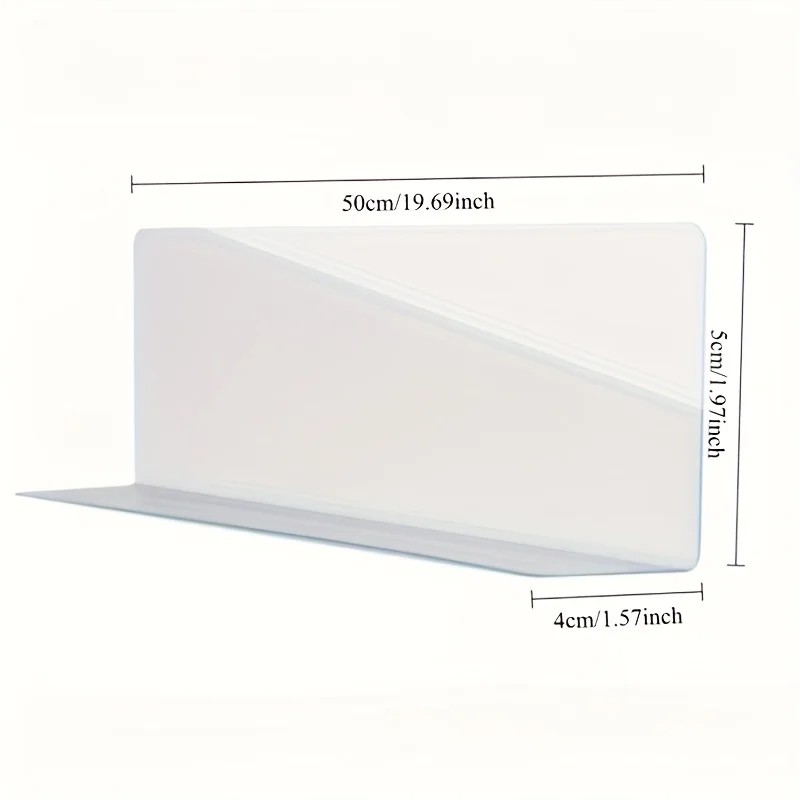 Panneaux de clôture en plastique Transparent, 1 pièce, adaptés au canapé/lit/étagères/armoires de sa