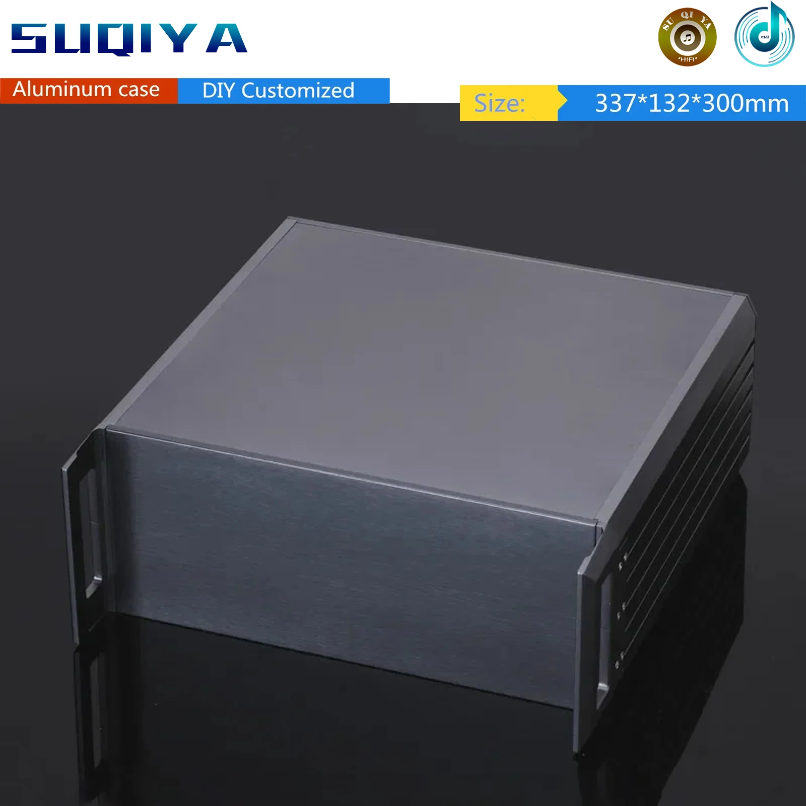 AMP case 337*132*300mm 3U aluminum chassis Instrumentation aluminum chassis amplifier aluminum shell/ case / enclosure / DIY box