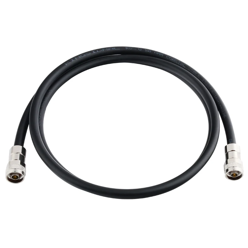 Cable Wire SYV-50-3 Cables pequeños Núcleo de cobre puro N a N Macho 8 metros 26 pies Línea para antena interior o exterior
