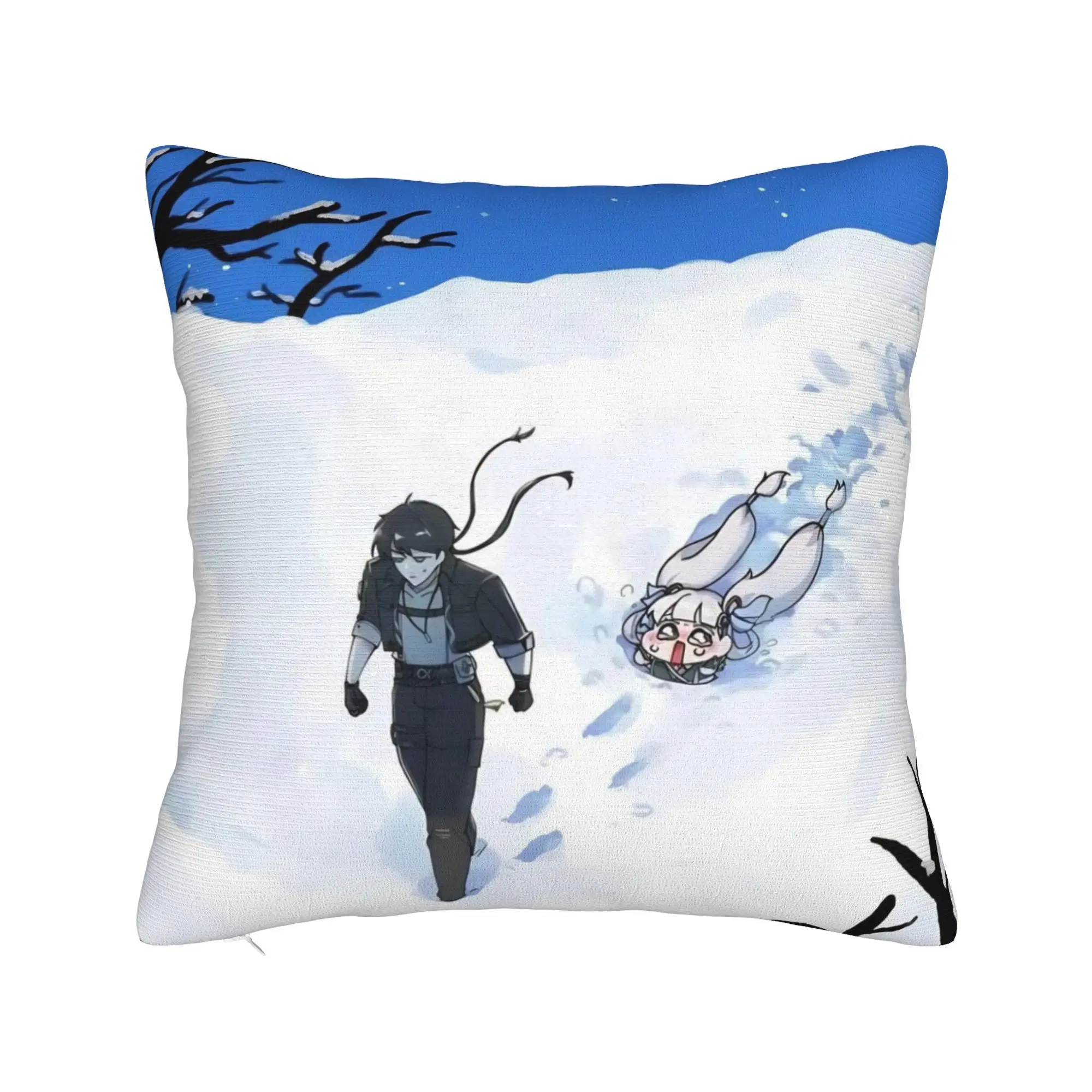 Trickcal C-Chibi Go Games Pillow Covers Merch Printing Cushion Cover Decoration  Throw Pillow Case Cover Seat Multi-Size