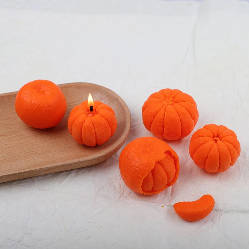 3d laranja vela molde moldes de silicone para fazer sabão frutas forma molde vela kit diy vela sabão banho bomba resina cola epoxy ofício