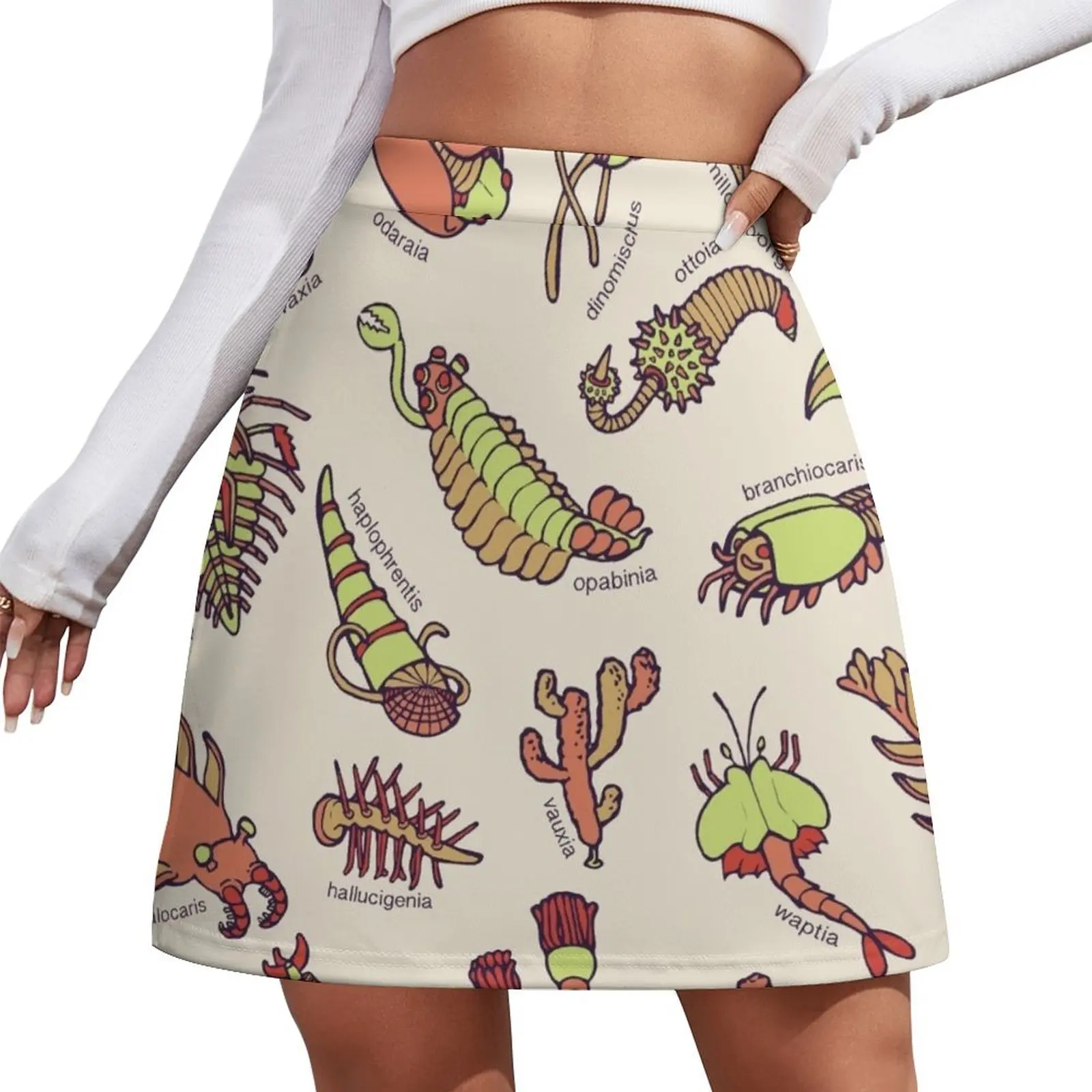 

Cambrian Critters Mini Skirt korean style clothing japanese fashion Mini Skirt