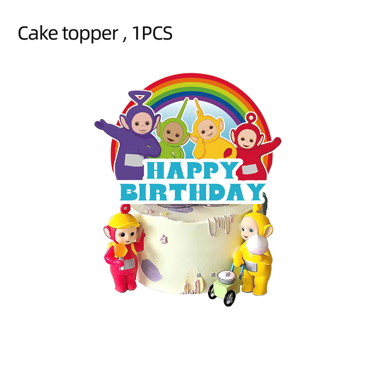 Tinky Winky Verjaardagsfeestje Decoratie Antennababy Po Wegwerp servies Tafelkleed Bord Beker servet Kinderfeestje Gunsten Benodigdheden