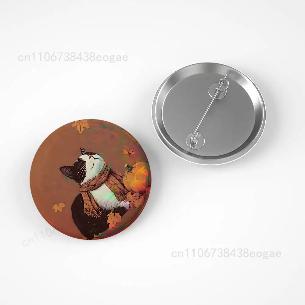 Book Illustration Art Custom Badges 25 32 44 58 75 mm Brooch Backpack Hat Enamel Pins Accessories Toys Gifts