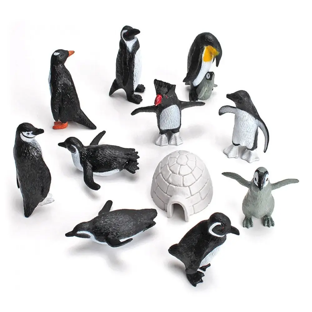 Simulatie Pinguïns Modellen Dieren Model Miniatuur Pinguïn Actiefiguren Pvc Pop Educatieve Zuidpool Dieren Kinderen Speelgoed