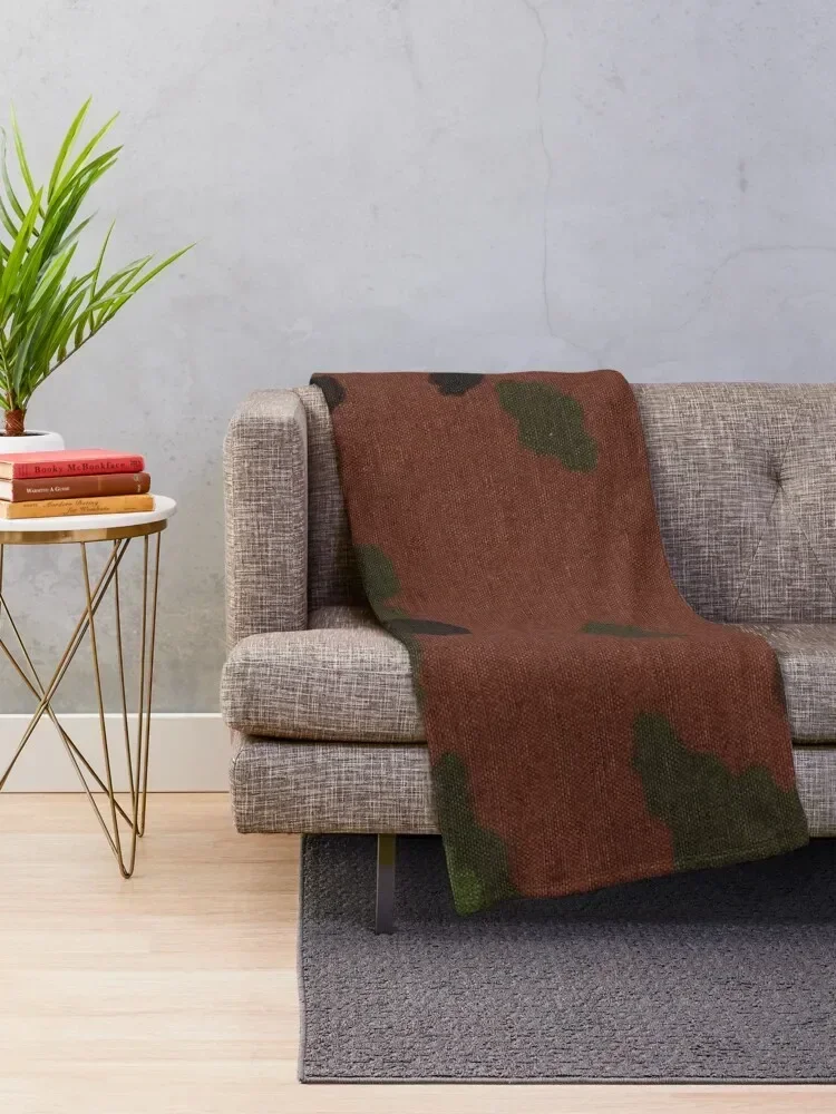 Eichenlaubmuster Spring SS dotted German ww2 camouflage Throw Blanket Stuffeds Decorative Sofas for winter Blankets