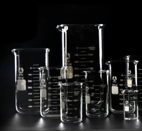 

Bomei Low Form Beaker with Scale 50/100/150/250/500/600/1000/2000ml Heat Resistant Lab Glassware