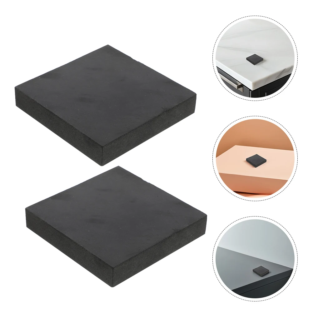 

4 Pcs Sound Insulation Mat Industrial Damping Pads Acoustic Isolation Treadmill Equipment Black Conditioner Compressor Pads