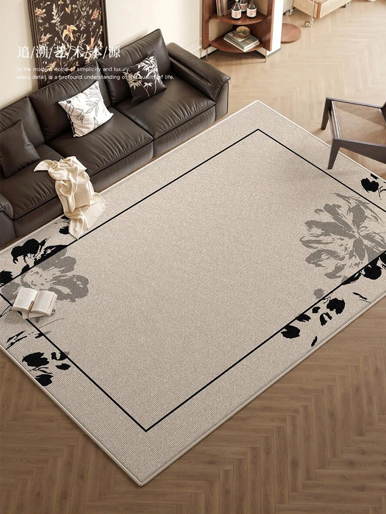 Chinese Style Carpet Living Room Parlor Sofa Tea Table Floor Mat Minimalist Floor Non-slip Carpet Soft Bedside Outdoor Large Rug