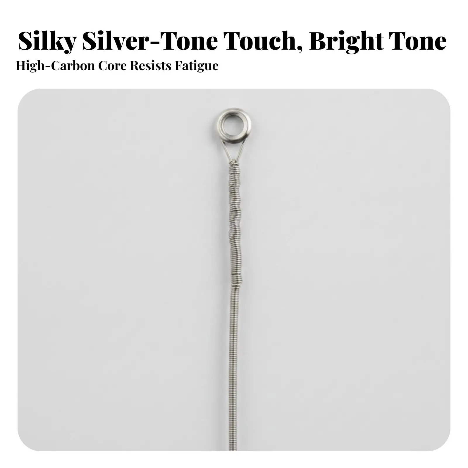 3 Pieces Five-String Bass Guitar Strings | Nickel Steel Winding, Hexagonal High-Carbon Alloy Core, five-string Bass String Set,