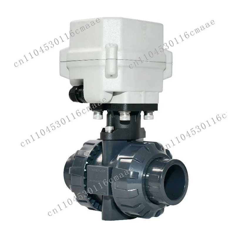 CR305 3 Wire DC24V T25-P2-B 1 INCH BSP UPVC Electric Ball Valve with Normally Closed