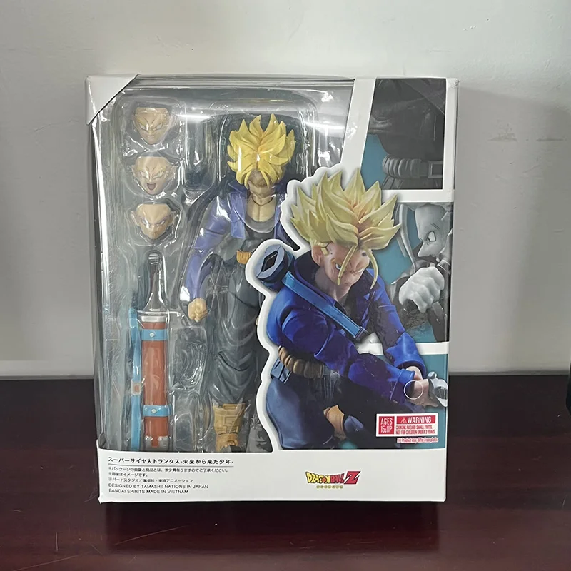 Dragon Ball Trunks Anime Figures SHF Trunks Boy From Future Collection Model Action Figure Toys Birthday Gift Decor