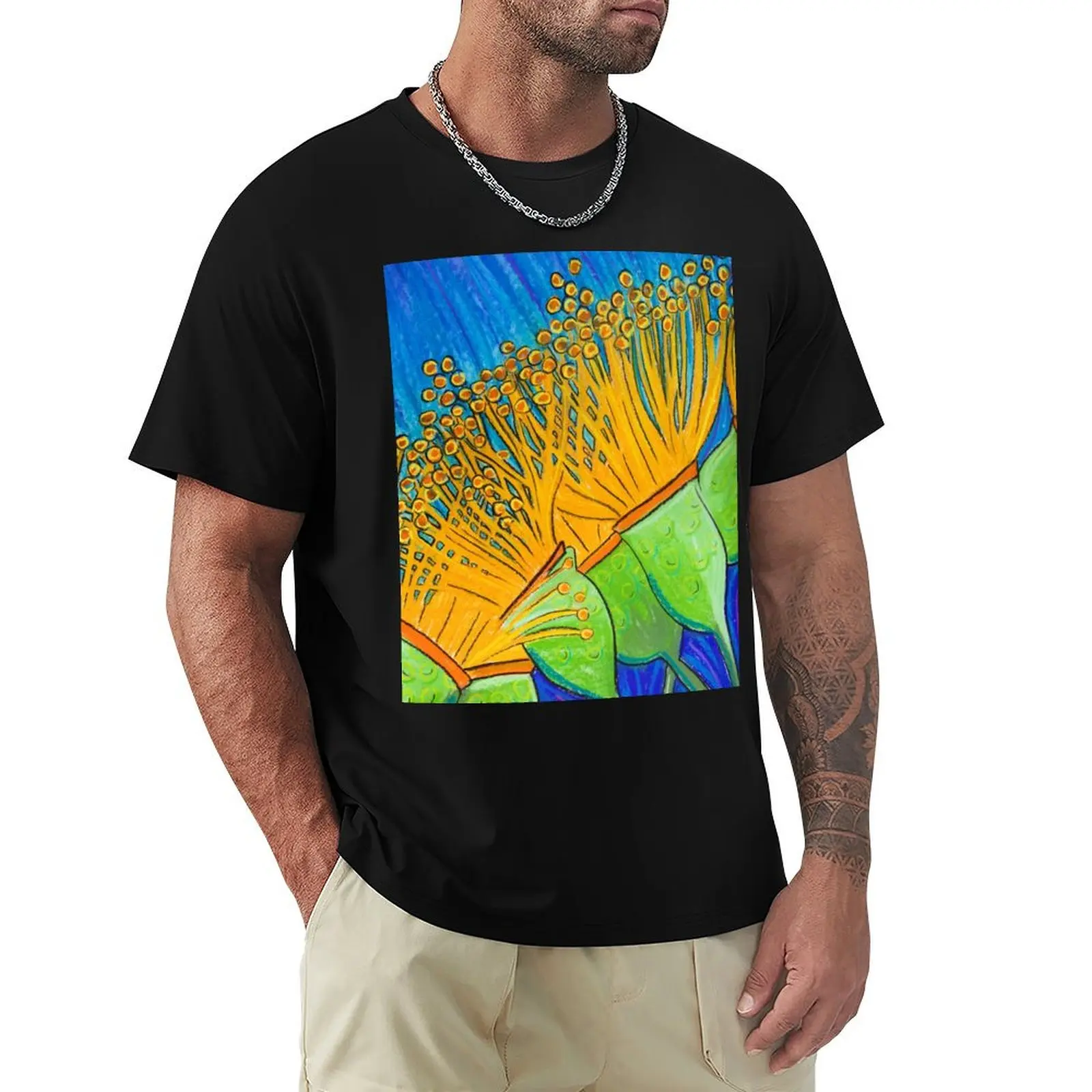 Pastel Art- Dancing in the Breeze T-Shirt Fashion Casual Short Sleeve Top
