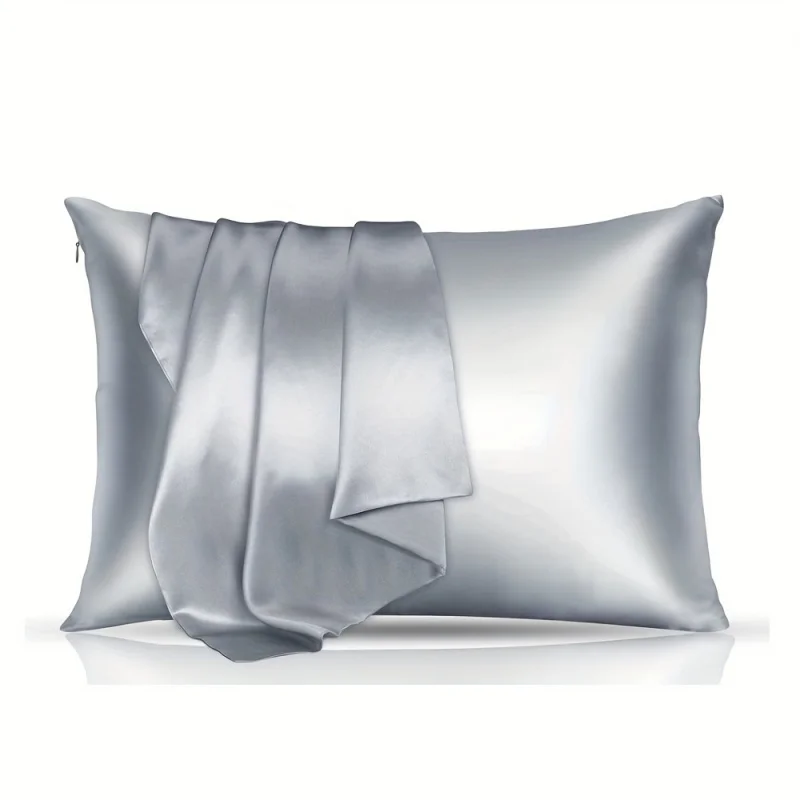 100% Silky Satin Hair Beauty Pillowcase Standard Queen 1PC