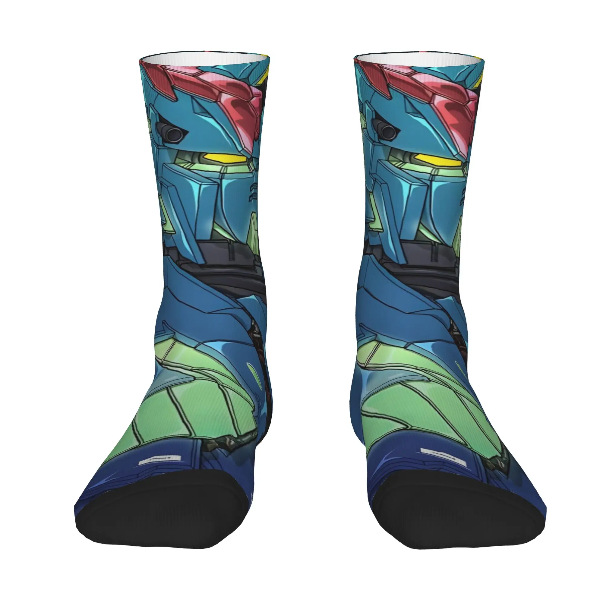 Funny Sock BANDAI Gundam 20 Rock Seamless Pattern Printed Men Socks Casual Men's Socks