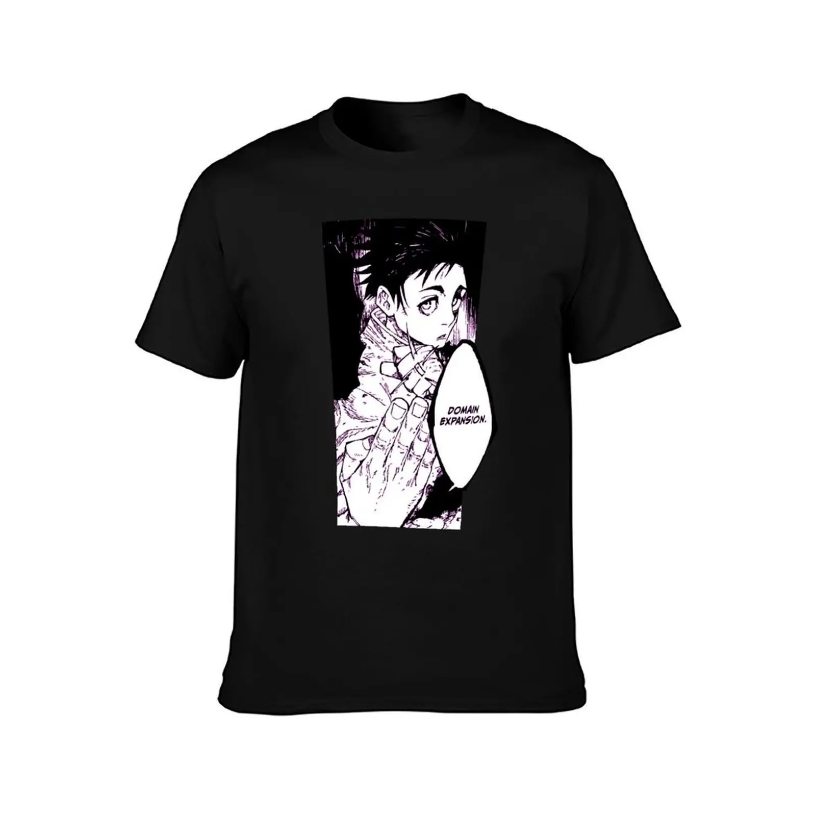 Yuta - Domain Expansion T-Shirt, Summer Casual Cotton Tee, Oversized Streetwear Tops, Vintage Graphic Print, Unisex Men Women