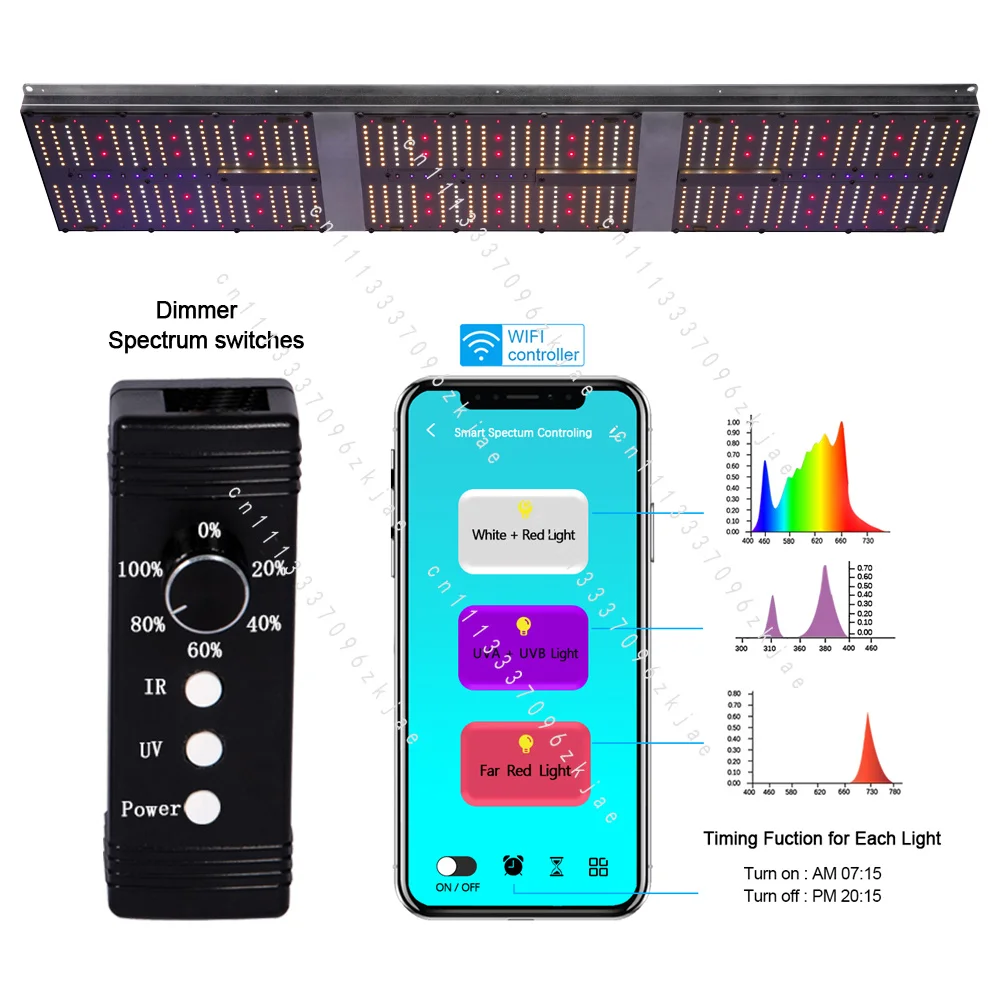 Full Spectrum Led Grow Light | Grow Install Horticulture 320W 640W Replace 1000w Hps Greenhouse LED Grow Light Linear Light