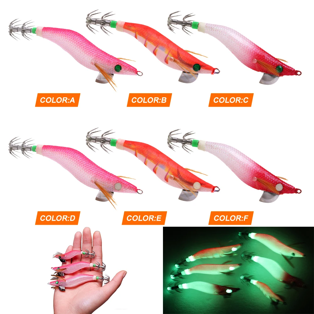 

10 шт. 5 см-13 см деревянные креветки, морская рыбалка, ложная приманка, рыболовная приманка, приманка для кальмара, ночник, имитация морской рыбалки