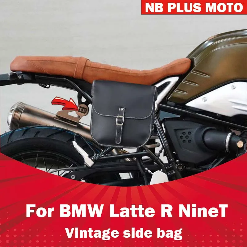 【Premium】For BMW Latte R NineT Climber Pure Classic Side Bag Modification Accessories Armrest Tail Hanging Bag