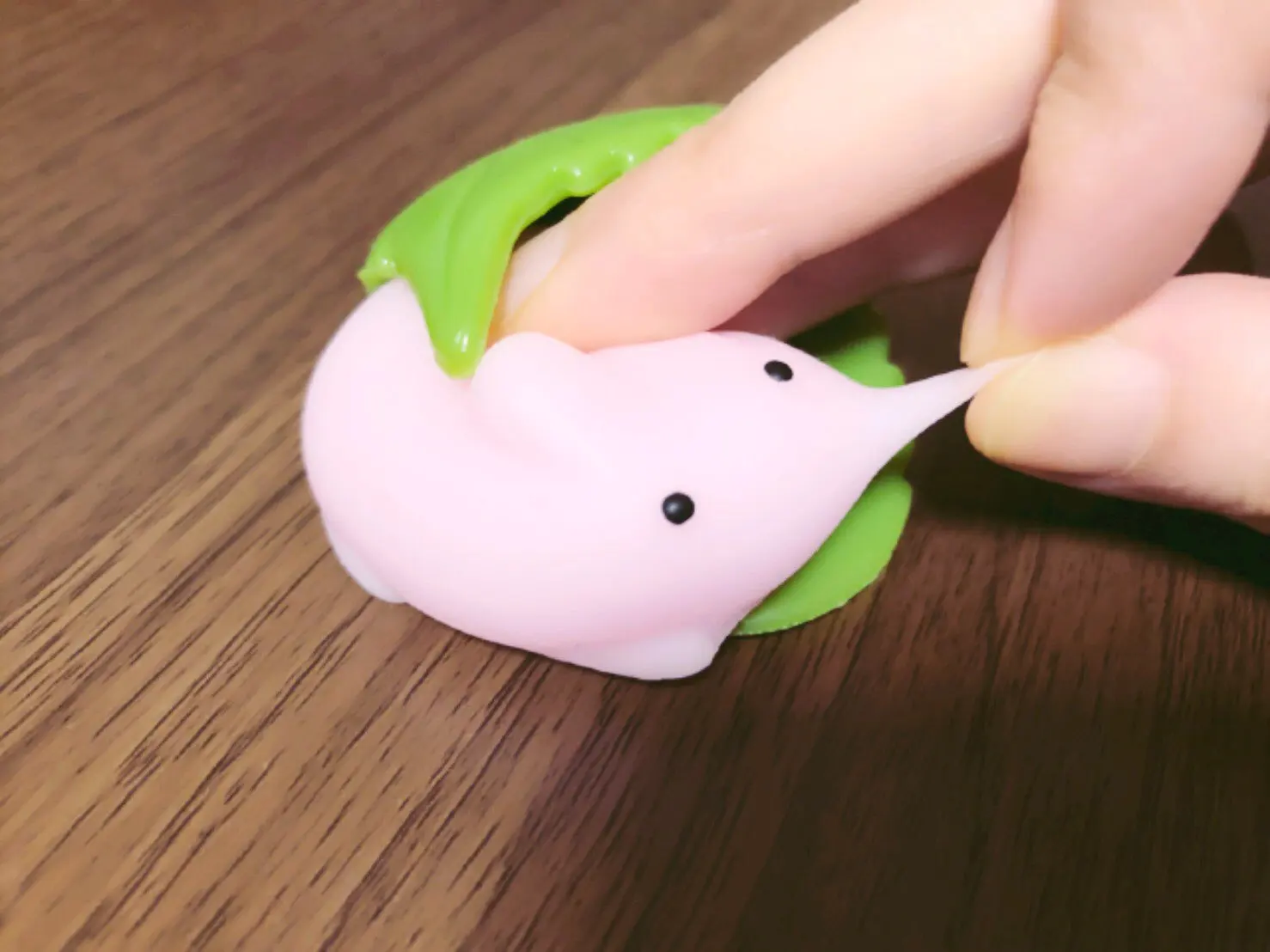 Yell capsule toys Growing Sakura Mochi & Kashiwa Mochi kawaii seal cat rabbit pig bear ghost dim sum Soft squeeze figures