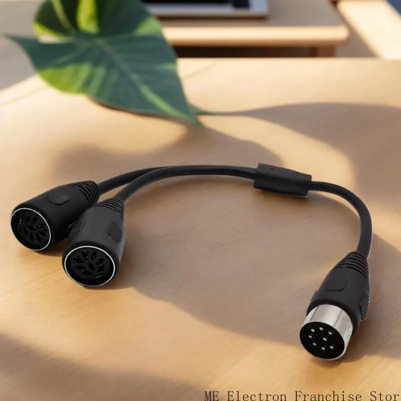 T5EA 8 Pin Din Splitter y Адаптер кабель 1 мужчина до двух женских сплиттеров для динамиков