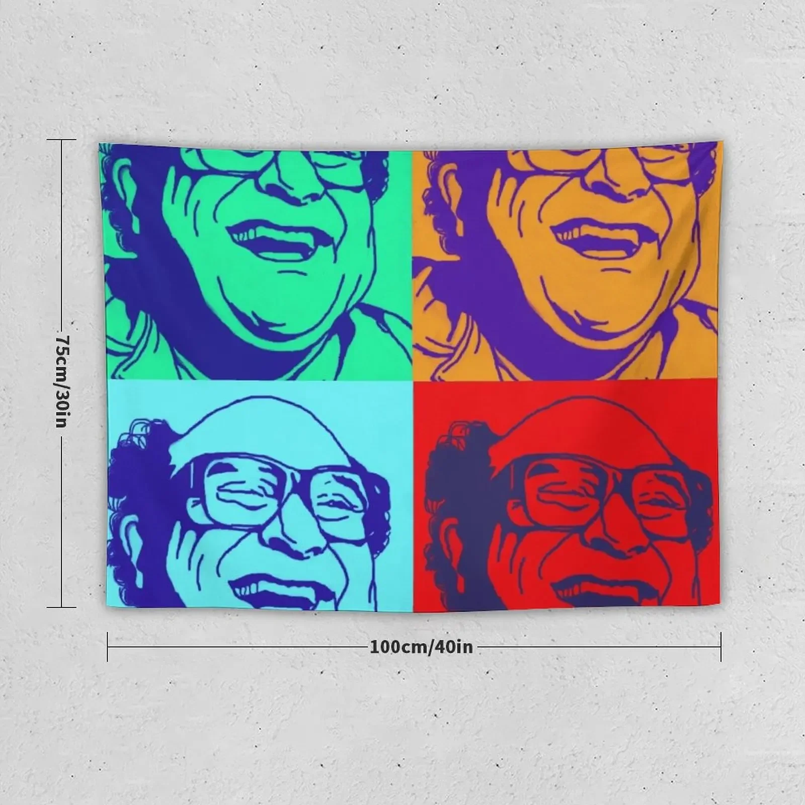 Pop Art Danny Devito Tapestry Things To Decorate The Room Outdoor Decoration Nordic Home Decor Tapestry