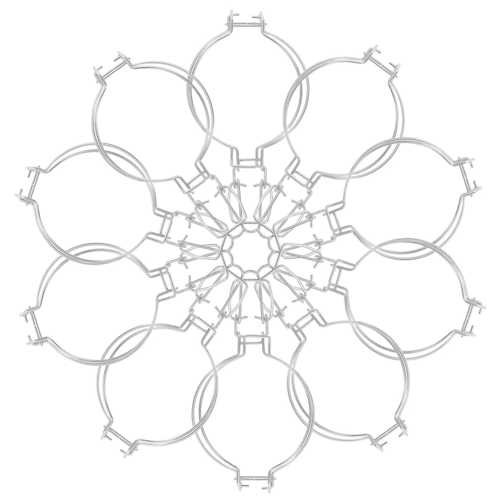 

10 шт., проволочная пряжка с замком, уплотнительный зажим для консервной банки, зажимы для канистр, необходимая застежка для хранения на кухне