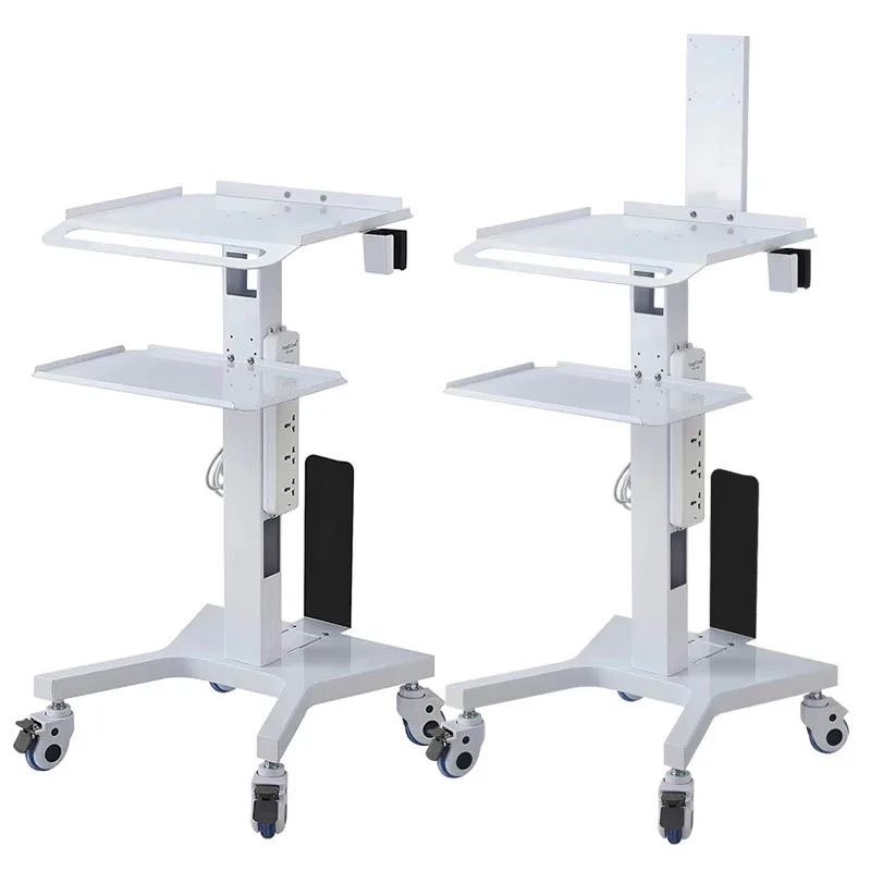 Medical Dental Scanner Cart Intraoral Scanner Trolley With Bracket Tray Tool Cart Mobile Workstation