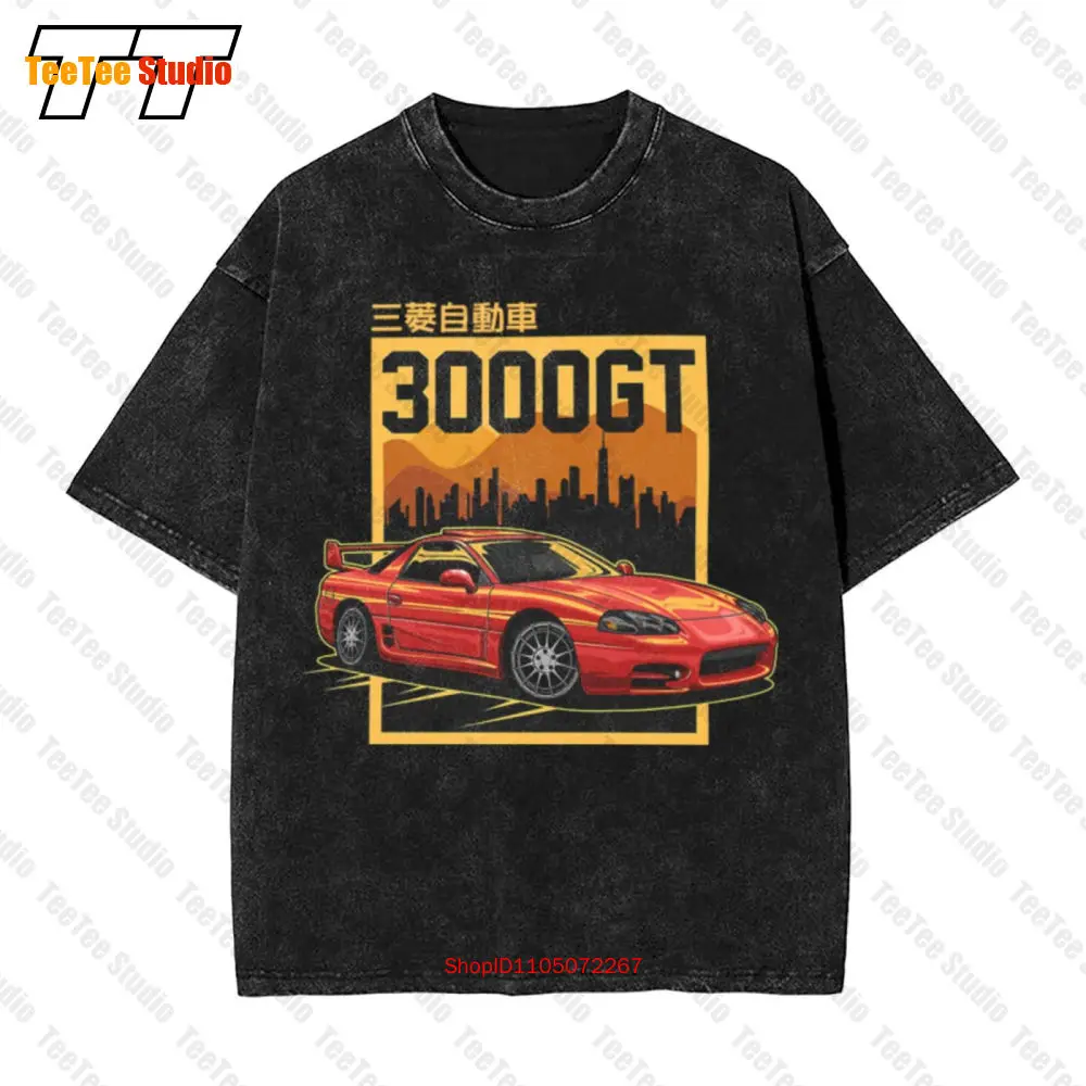 

Красная винтажная футболка большого размера Vr4 3000Gt ZJ7D