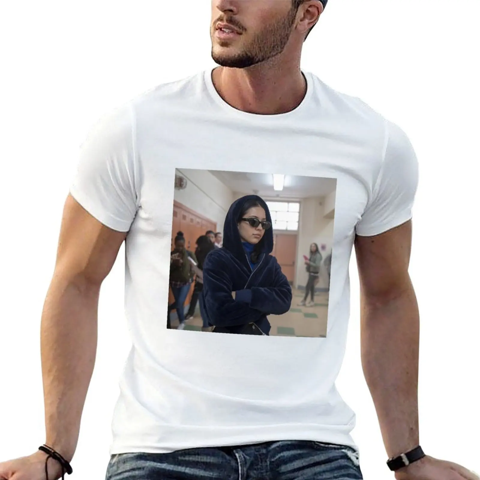 T-shirt Maddy Euphoria pour homme, pack de t-shirts graphiques blancs pour homme