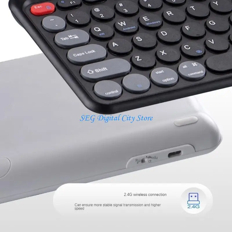 U75B لوحة مفاتيح متقدمة متوافقة مع تقنية 2.4G، اتصال سهل لجميع الأجهزة