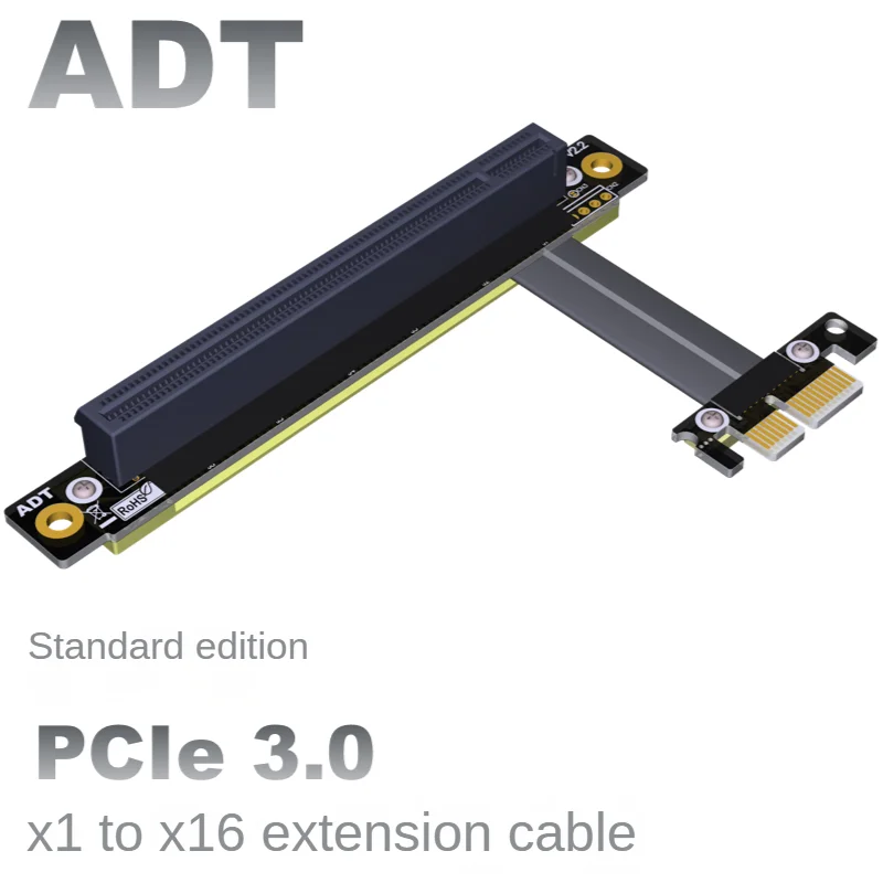 

ADT PCI-E x16 Extension cable adapter x1 pcie 1x to 16x R13SC Standard