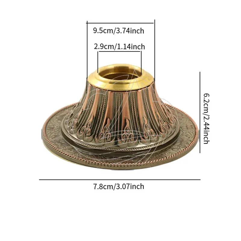 Tibetan Hand Spinning Prayer Wheel Six Word Mantra Handheld Rotatable Ornament with Display Base