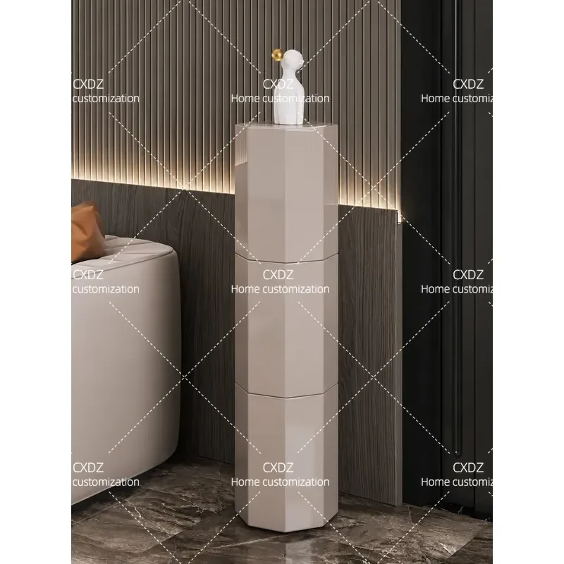 Rotating Shoe Cabinet Ultra Narrow Round Cylinder Intelligent Disinfection Entrance Storage for Household Door 2026 New