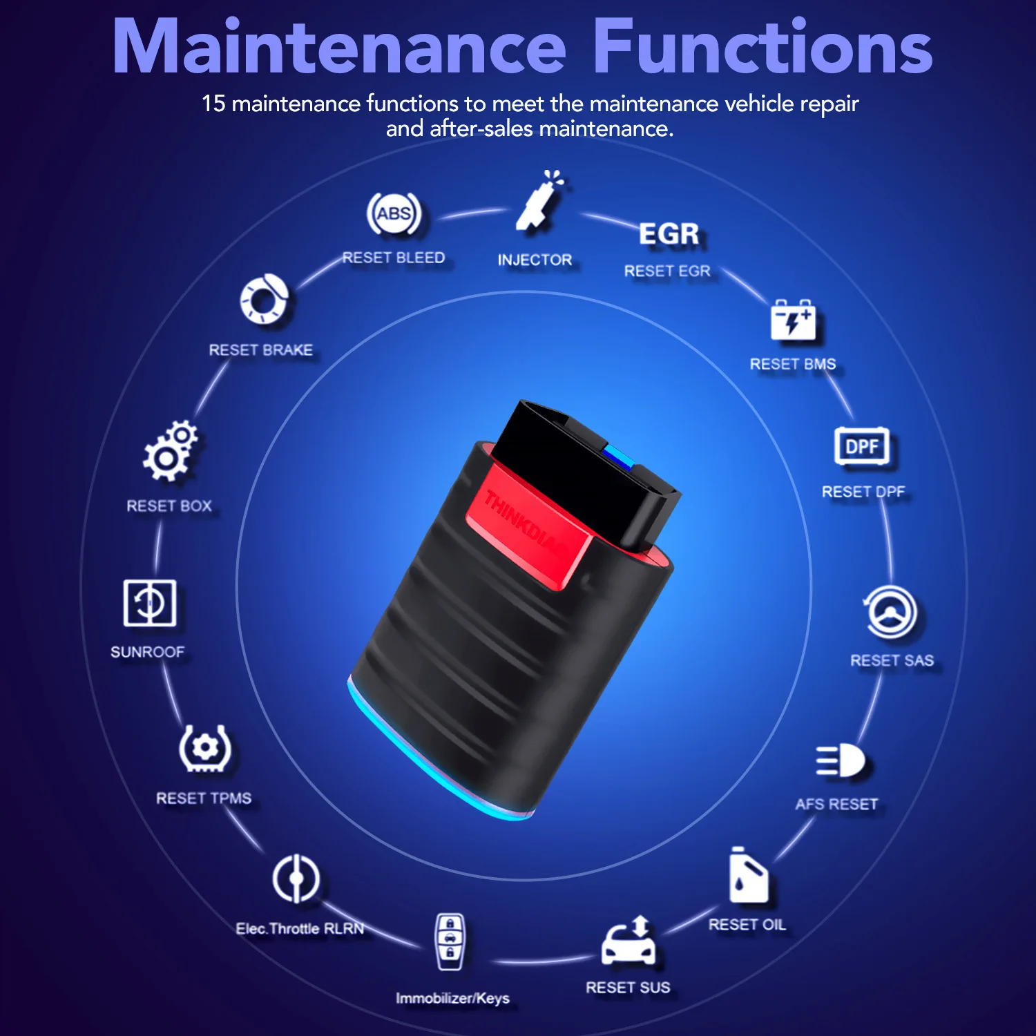 Star Card ThinkDiag obd2 strumento di diagnosi dei guasti automobilistici all\'estero versione multilingue con Software gratuito di un anno