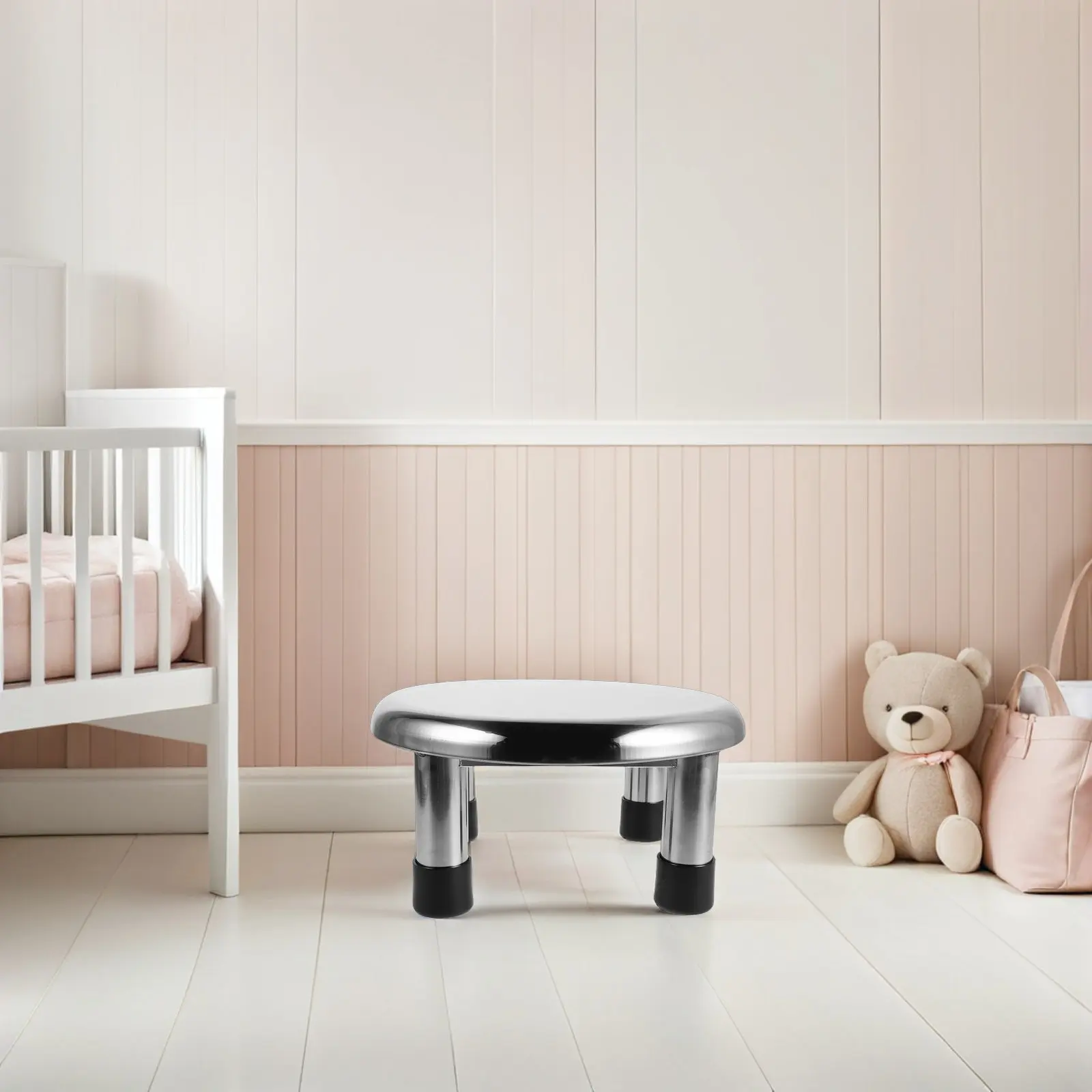Stainless Steel Stepping Stool Step Stool For Home Organized Bathroom Shower Anti- Low Adults Seniors Tub