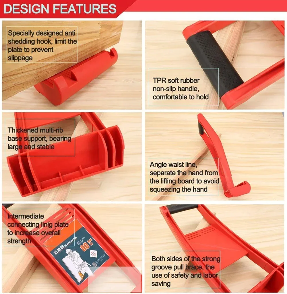 80-kilogram Panel Bracket, Pliers, Loading Tools, Marble, Gypsum Board, Loading Lift, Huge Panel Bracket, for Moving Tiles