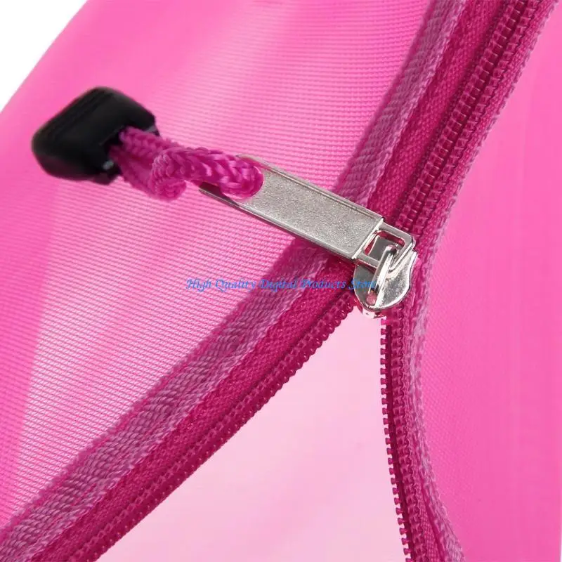 

U2JE Colored File Bag Large Zip-up Mesh Pocket Test Paper Holder Bag File Wallet for Adults Office Travel